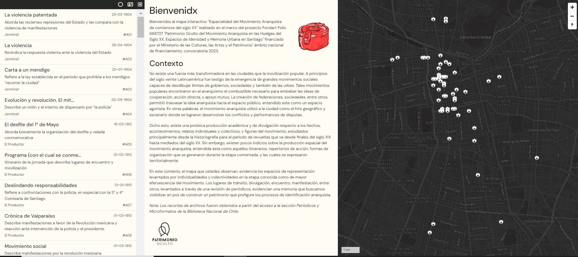 Contracartografía del espacio geográfico anarquista