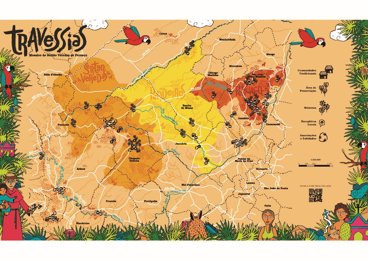 Cartografia de Afetos da Rede de Turismo Comunitário do Mosaico Sertão Veredas-Peruaçu