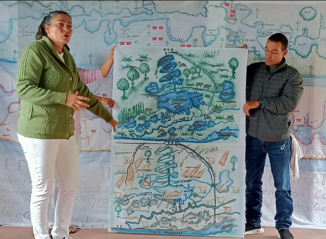 Mapear para dar voz al río. La cartografía social de María Benítez en el río Magdalena